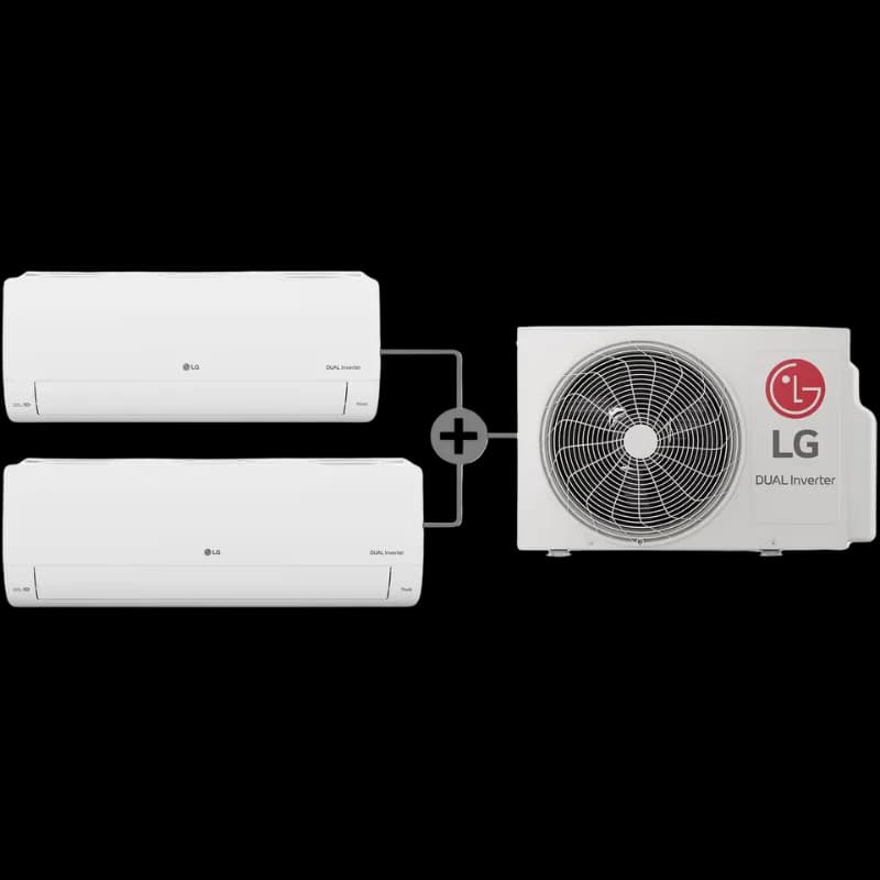 Aire Acondicionado LG 18-9-9 TwinCool 2IN1S18C3 Inverter 18000 BTU 220V - AC-241