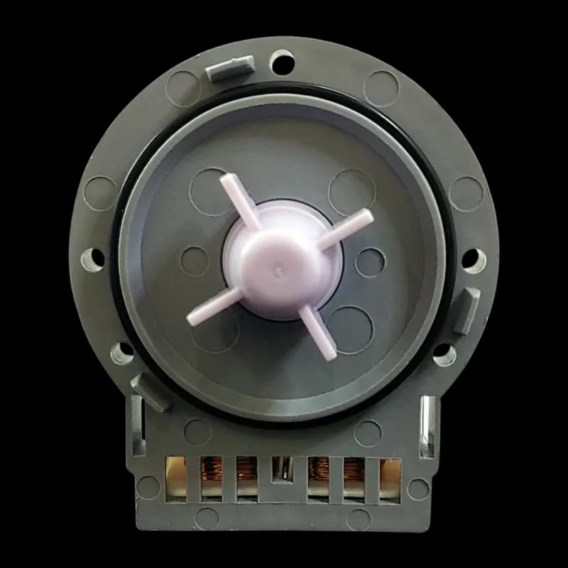 Bomba de circulación LG EAU61383518 vista frontal con hélice rosa