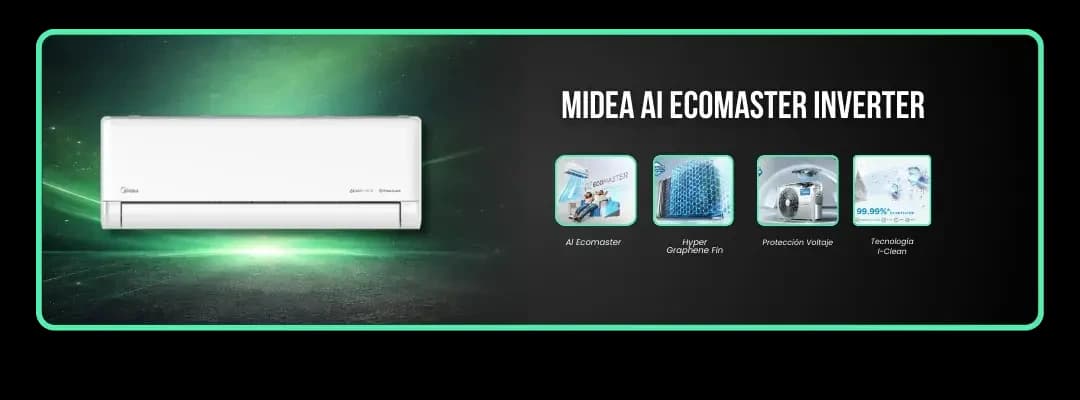Aire Acondicionado Midea AI Ecomaster Inverter