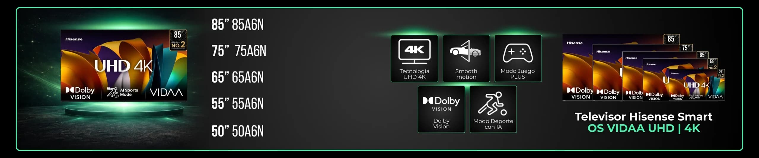 TVs Hisense UHD 4K