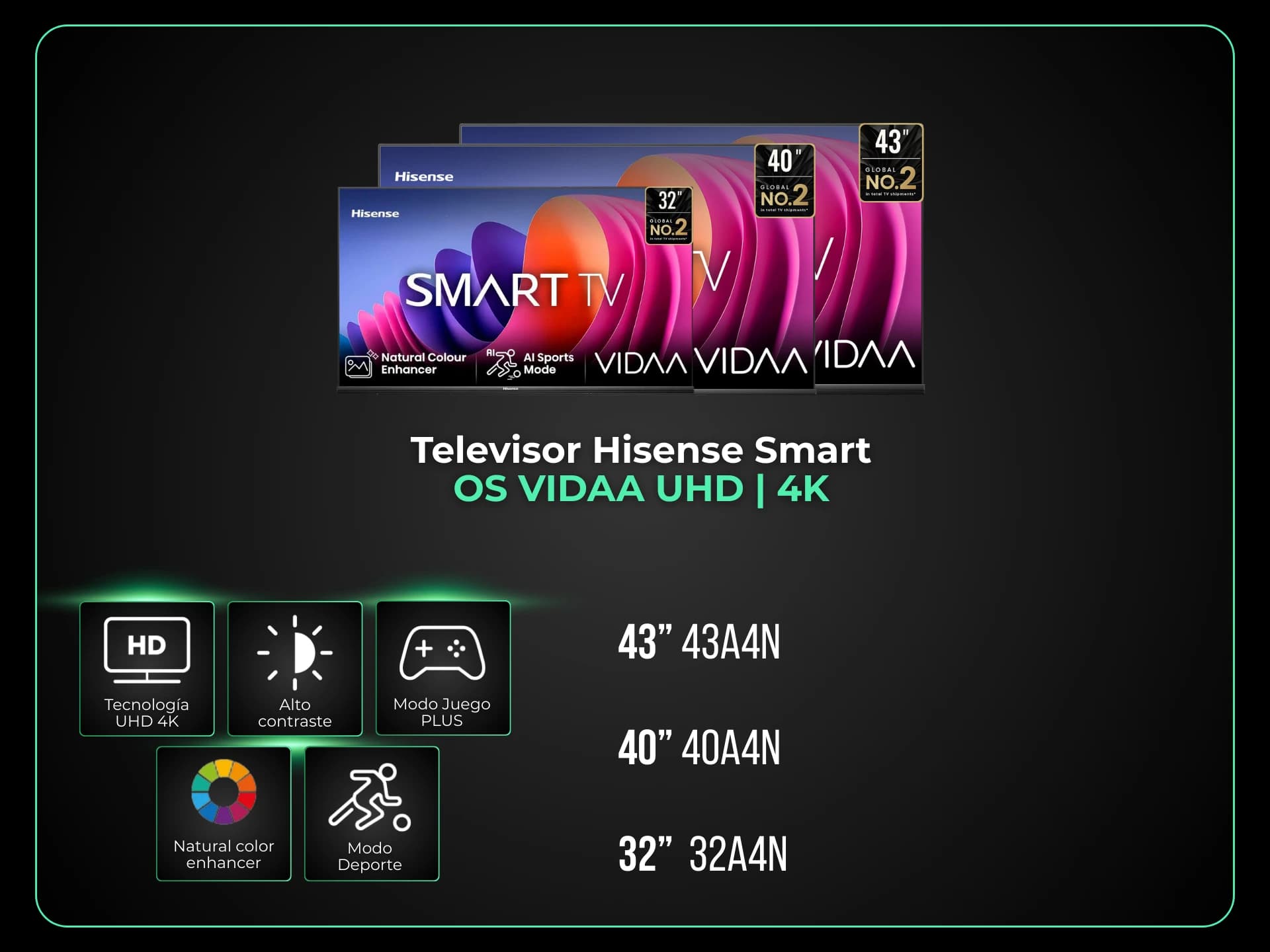 TVs Hisense UHD 4K