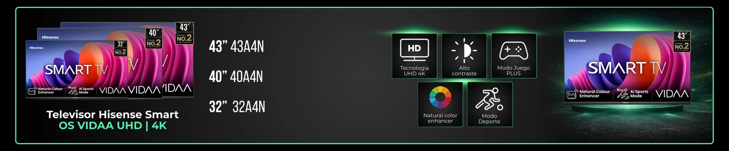TVs Hisense UHD 4K