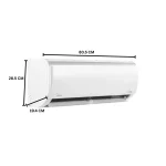 Medidas de la unidad interna del aire acondicionado midea forest