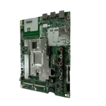 Placa base LG EBU65658601 original para Smart TV con puertos completos PCB Main Assembly EBU65658601 para Smart TV LG con conectores RCA, HDMI, LAN, USB y blindaje térmico.