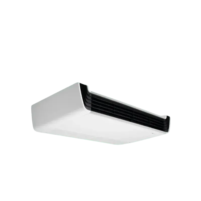 Aire acondicionado LG tipo suspendido de techo, diseño elegante y eficiente para climatización.