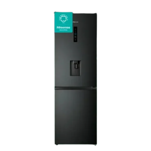 Nevera Hisense 300L Total No Frost. Nevera Hisense 300 litros con sistema Total No Frost y diseño moderno. Nevera Hisense 300 litros con sistema Total No Frost y diseño moderno.
