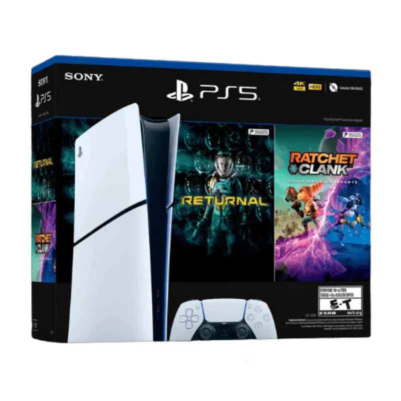 PS5 Digital + Returnal y Ratchet & Clank Paquete PS5 Digital con Returnal y Ratchet & Clank