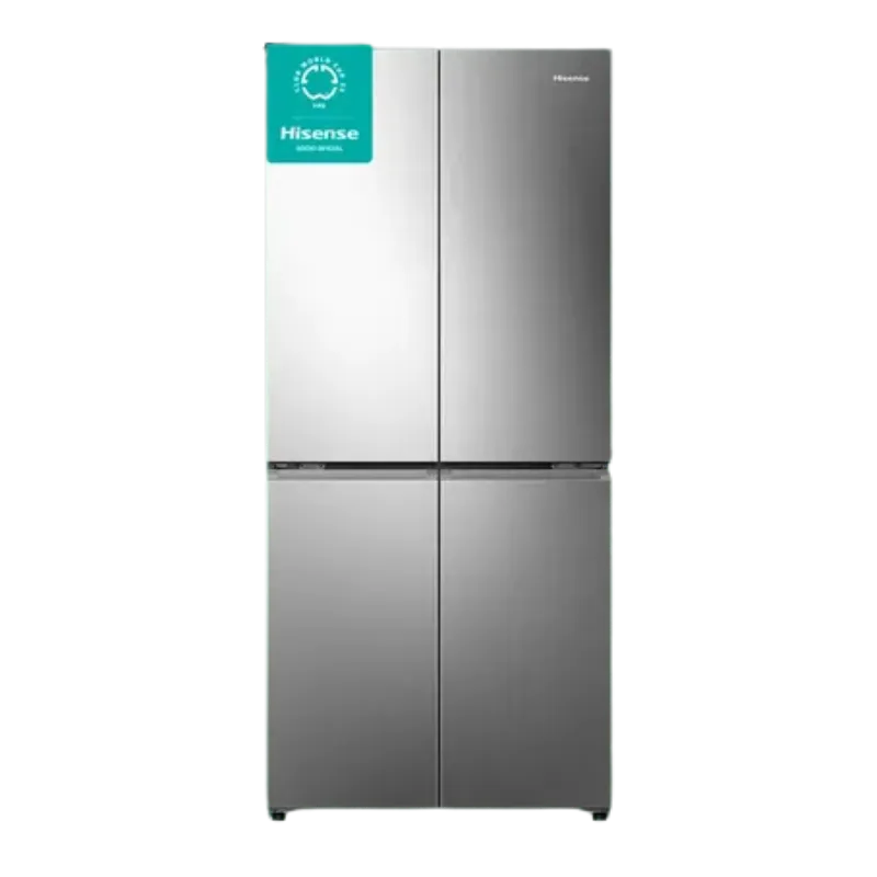 Nevecon Hisense No Frost Europeo 483 litros Frontal Premium Inox