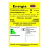 Etiqueta de eficiencia energética de la nevera Hisense RT14N6CDX.