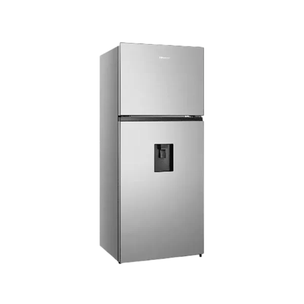 Nevera Hisense RT1N320NMDA – Diseño versátil Refrigerador Hisense RT1N320NMDA en vista lateral con acabado moderno
