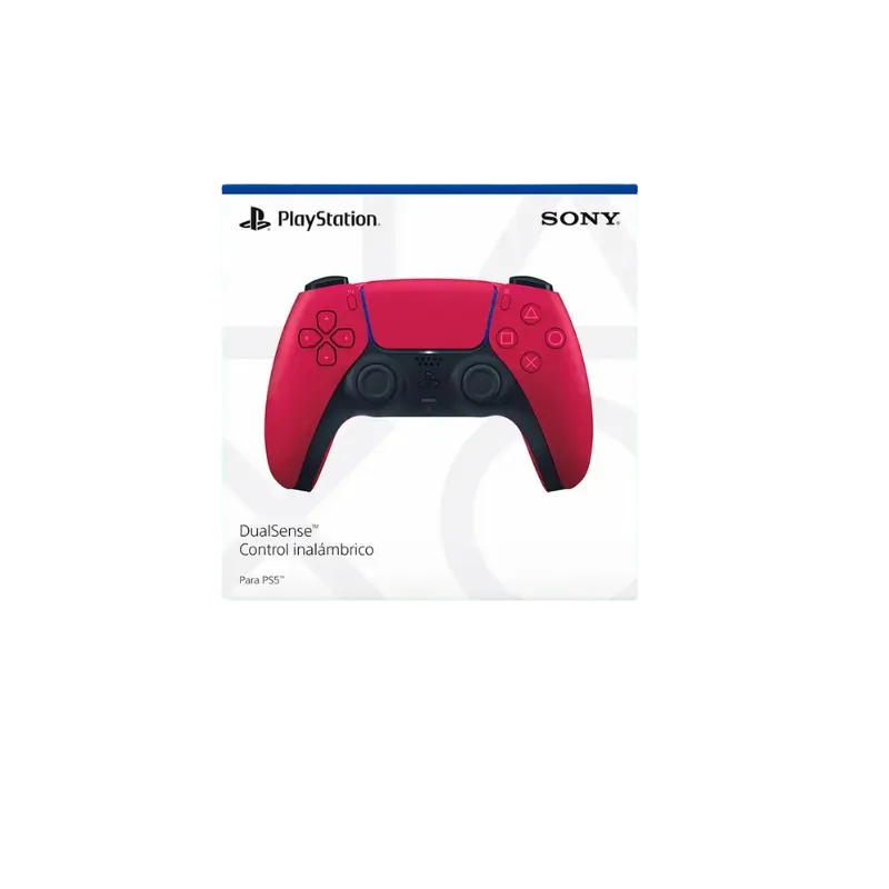 Control para PS5 DualSense Rojo Cósmico - Empaque oficial con diseño vibrante