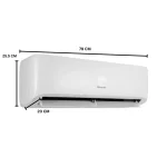 medidas de la unidad interna del aire acondicionado hisense brissa 12000btu