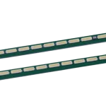 Barras LED de retroiluminación para televisor LG 55LA6600, repuesto original con diodos de alta eficiencia.