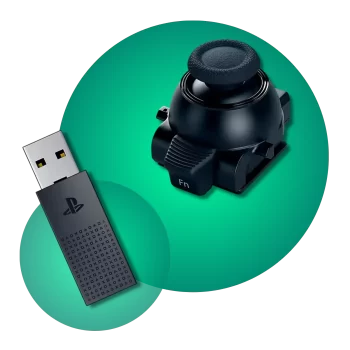 Categoria repuestos de consola Joystick de repuesto y adaptador USB para consolas de videojuegos.