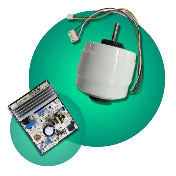 Categoria repuestos linea blanca Tarjeta electrónica y motor de repuesto para electrodomésticos.