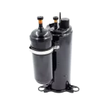 Parte trasera del compresor Midea KSK103D33UEZ3 con conexiones superiores y unidad auxiliar