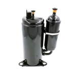 Compresor rotativo inverter Midea KTF250D22UMT vista trasera con conexiones de cobre