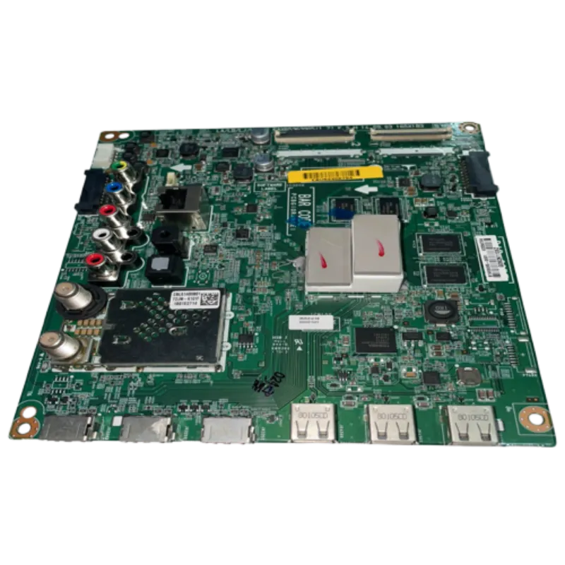 Mainboard,BPR Total Assembly,SVC EBU62356704-1 Placa Mainboard BPR Total Assembly SVC EBU62356704 con puertos HDMI, USB y conectores AV, ideal para restaurar televisores LG Smart TV.