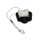 Motor AC Original LG 4680JB1017C vista trasera con soporte metálico y conector de instalación rápida.