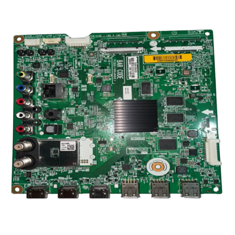 PCB Assembly,Main Smart TV LG- EBR76966503-1 PCB Assembly Main Board EBR76966503 para Smart TV LG, con puertos HDMI, USB y conectividad avanzada.