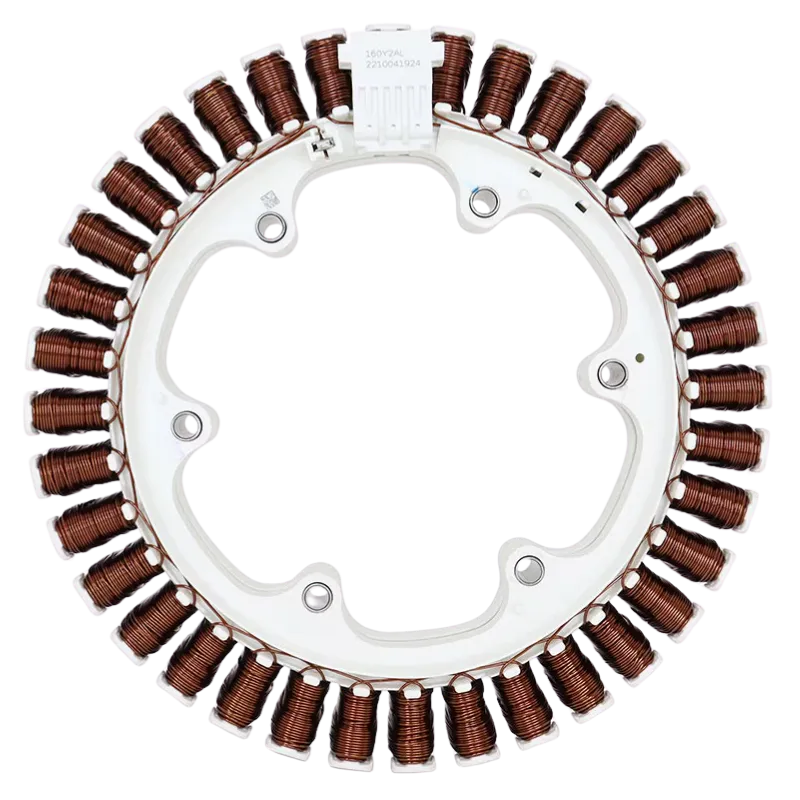 Estator de lavadora LG AJB73816004 original en vista frontal