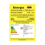 Etiqueta energética Retiq aire acondicionado Hisense Esmeralda AS-12TW5HB clase B Etiqueta Retiq aire acondicionado Hisense Esmeralda modelo AS-12TW5HB eficiencia B