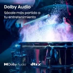 Dolby Audio y DTS:X en Smart TV Hisense 32A4NV para sonido envolvente