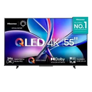 Televisor Hisense Smart 55" QLED/4K Google TV 144Hz 24W 55Q7QG