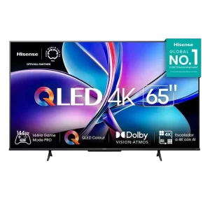 Televisor Hisense Smart 65" QLED/4K Google TV 144Hz 24W 65Q7QG