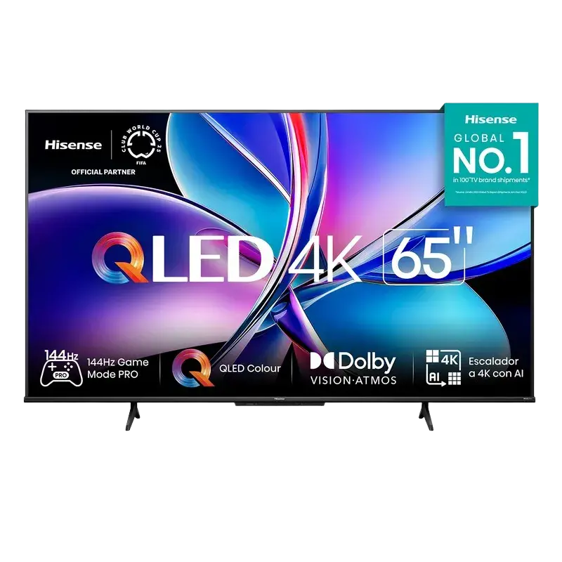 Hisense Q7QG 65″: Televisor QLED 4K con 144Hz y Dolby Vision Televisor Hisense Q7QG de 65 pulgadas con QLED 4K, 144Hz y Dolby Vision