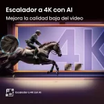 Hisense Q7QG 65″ con AI: mejora de video de baja calidad a 4K Escalador a 4K con inteligencia artificial en televisor Hisense Q7QG 65"