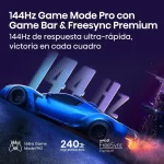 Game Mode Pro 144Hz y FreeSync en TV Hisense 85Q7QG | Rendimiento gamer superior TV Hisense 85Q7QG con 144Hz Game Mode Pro, Game Bar y FreeSync Premium para videojuegos