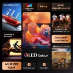 Tecnologías del TV Hisense 55Q6QV: QLED, Dolby Vision, AI, VRR y más Funciones destacadas del Hisense 55Q6QV: QLED, 60Hz, VRR, Dolby y más