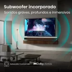 Subwoofer incorporado y sonido Dolby Atmos en el televisor Hisense 75U7QG