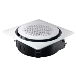 Vista isométrica del cassette redondo Samsung Inverter 36000 BTU 220 V R32