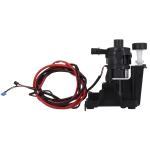 Vista frontal de la bomba LG AHA75113304 con cableado en espiral y estructura simétrica.