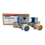 Detalle de conectores de entrada en electroválvula LG AJU72912501