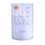 Etiqueta original Midea con referencia RG57A2/BGEF y código 17317000A04203