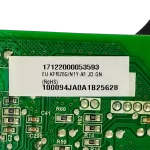 Etiqueta técnica tarjeta display EU-KFR26G/N1Y-AF.JD.GN | 17122000053593 Etiqueta original Display Board Subassembly EU-KFR26G/N1Y-AF.JD.GN.WXXS.XS2.1(XK/908)