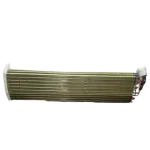 Evaporador para unidad interna de aire acondicionado 24.000 BTU Midea 15822000008281 con tuberías de cobre y aletas doradas
