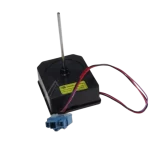 Fan Motor LG 4681JB1029B en ángulo con eje y conector azul