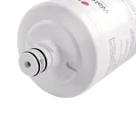 Detalle de la conexión del filtro de agua LG LT500P ADQ72910901. Juntas tóricas para sellado en nevera LG.