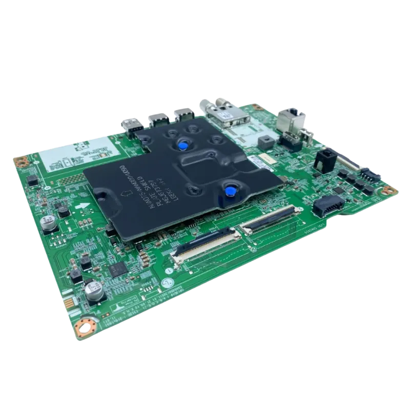 Vista lateral de la main board LG EBU67134501 para TV 50UQ8000PSB
