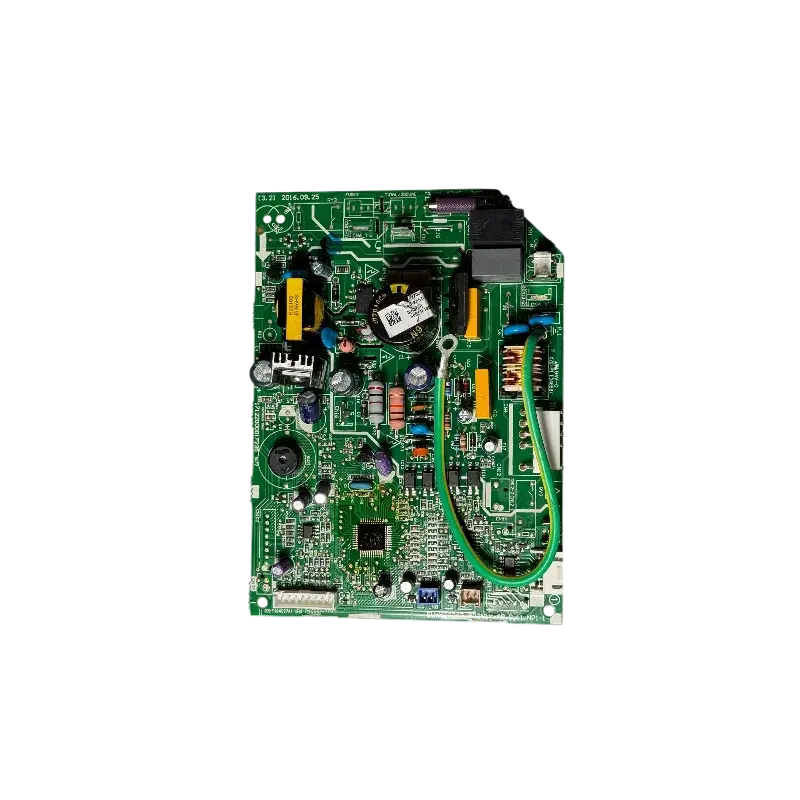 Main control board Midea 17122000034048 con detalles ampliados de conectores.