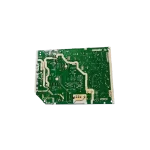 Tarjeta Midea 17122000034048 enfocada en circuitos y componentes principales.