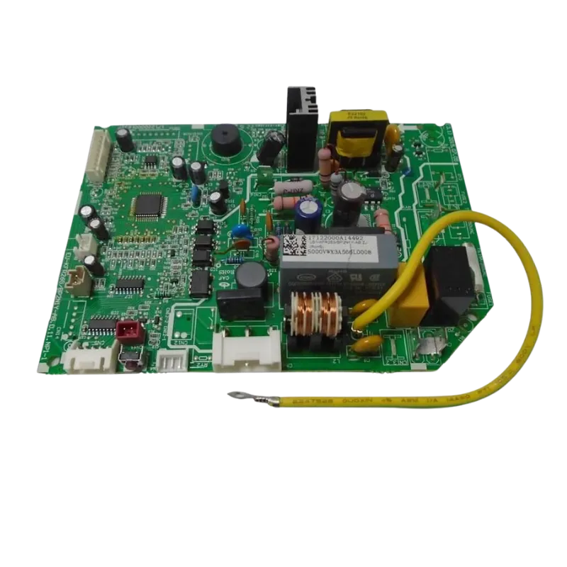 Main Board Midea 17122000A14492 para unidad interior, PCB con componentes electrónicos y etiqueta de referencia visible.