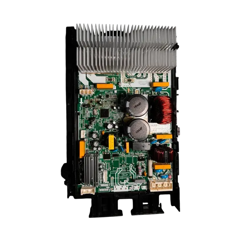 Main control board Midea US1-KF26W/BP3N1-BA30 con disipador de calor, doble capacitor y bobinas de cobre expuestas