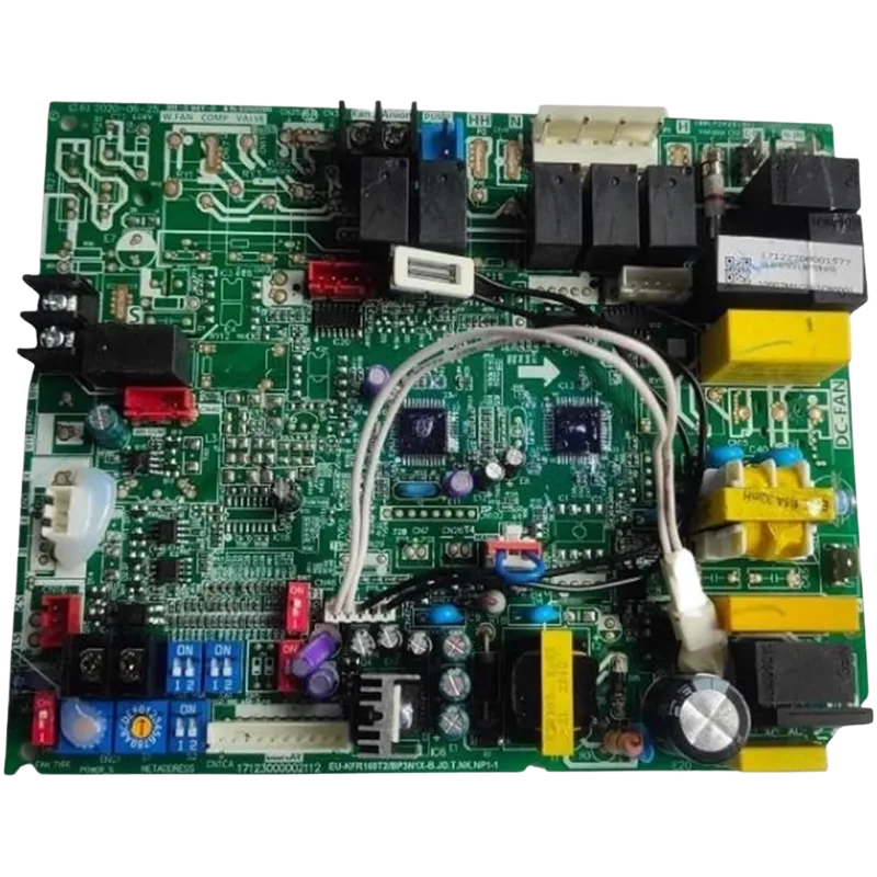 Main Control Board Subassembly SA-KFR160DL/BP2 para aire acondicionado Midea, vista frontal de la tarjeta electrónica original