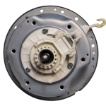 Vista inferior del embrague y acoplamiento AEN73131404 para lavadora LG, con detalle del mecanismo de engranajes.