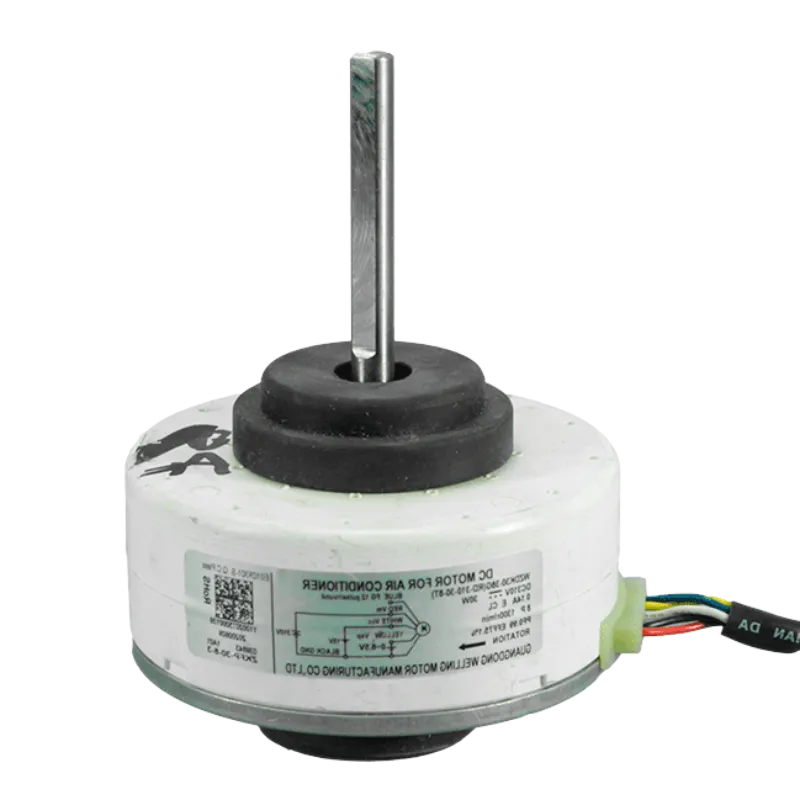 Motor Brushless DC 11002015000139 para Aire Acondicionado Midea MSABD-17CRFN1-MQ0W | Eficiencia y Bajo Consumo Motor Brushless DC 11002015000139 para aire acondicionado Midea MSABD-17CRFN1-MQ0W con eje metálico y conector de 5 cables